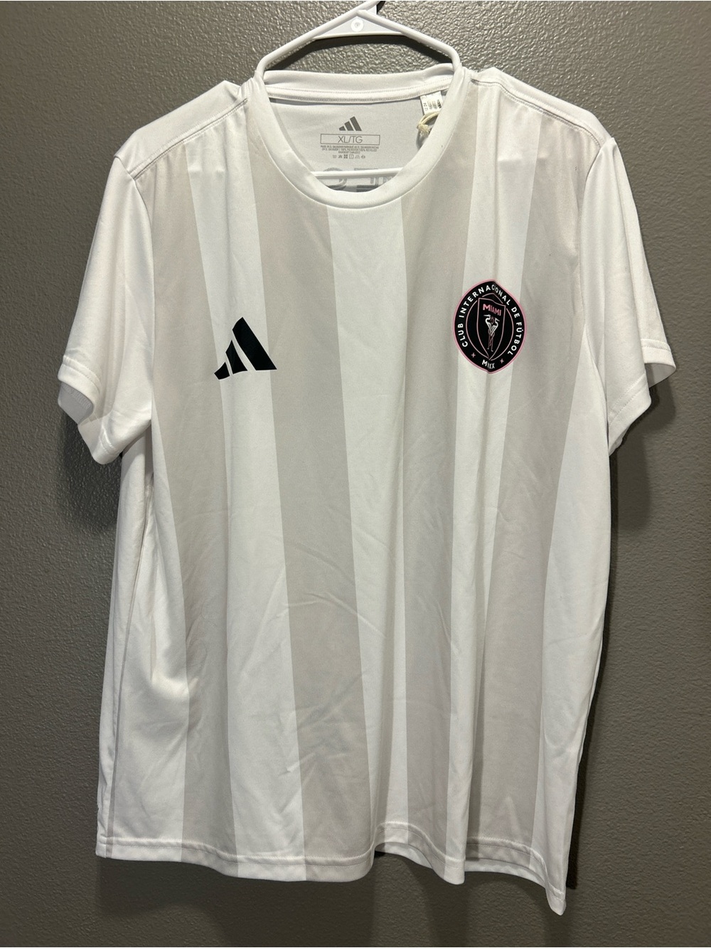 Adidas Lionel Messi Inter Miami CF #10 Shirt Jersey White XL Aeroready MLS